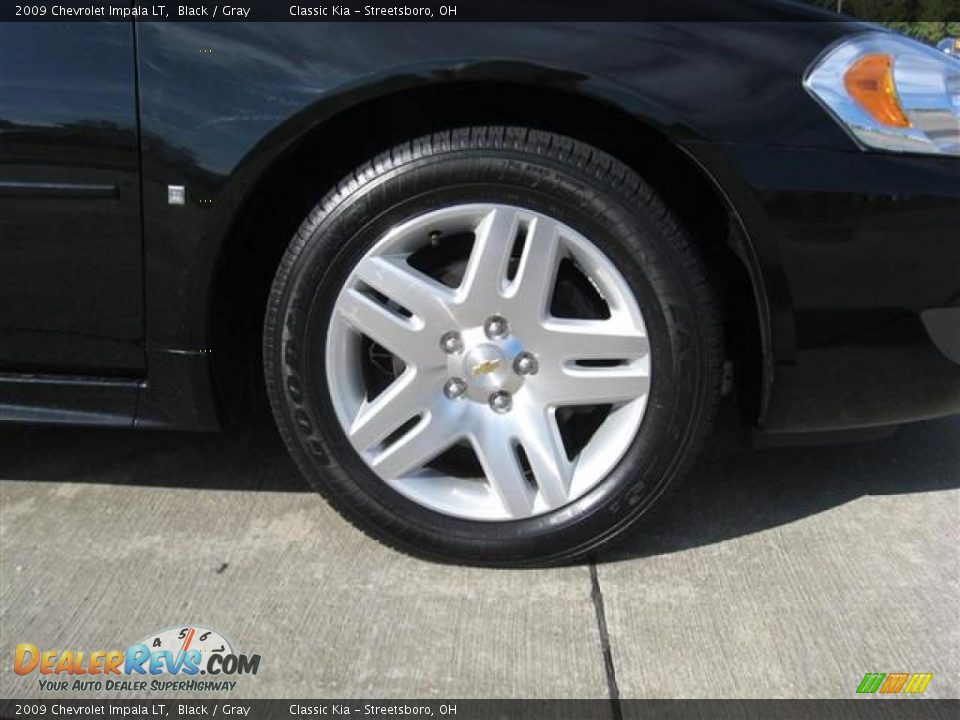 2009 Chevrolet Impala LT Black / Gray Photo #11