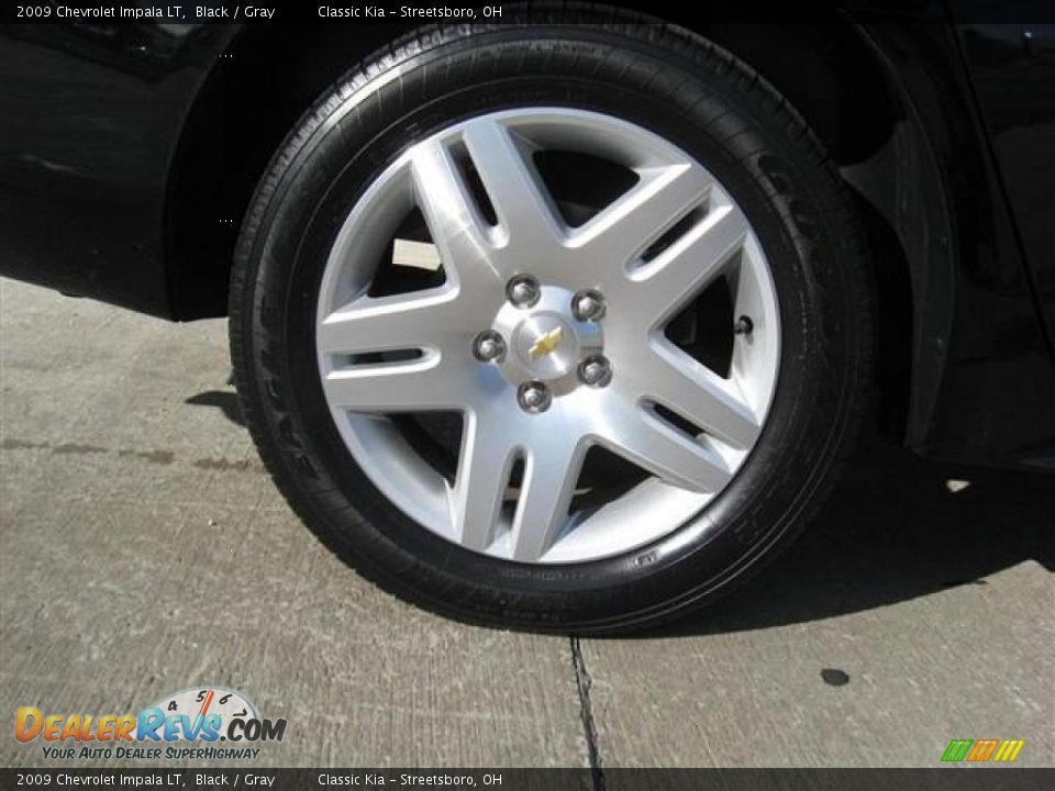 2009 Chevrolet Impala LT Black / Gray Photo #12