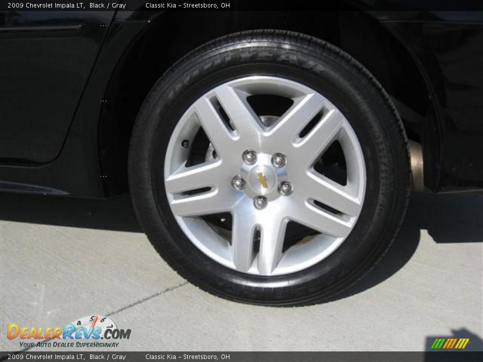 2009 Chevrolet Impala LT Black / Gray Photo #13