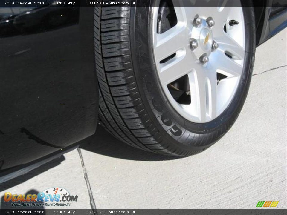 2009 Chevrolet Impala LT Black / Gray Photo #15