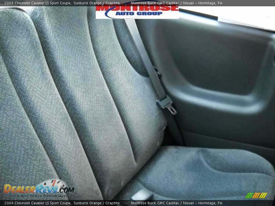 2004 Chevrolet Cavalier LS Sport Coupe Sunburst Orange / Graphite Photo #24
