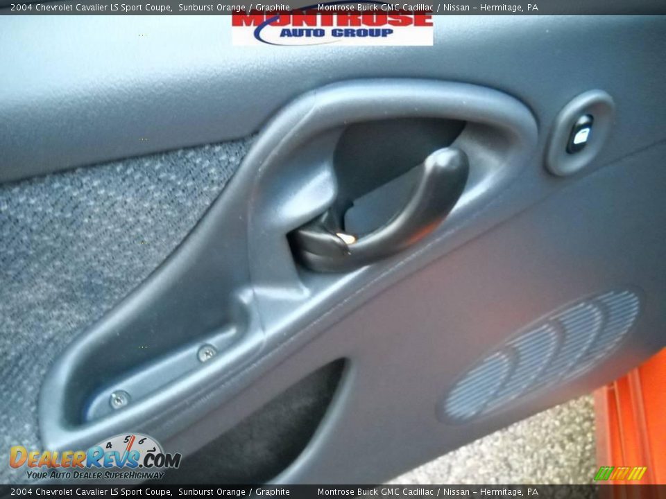 2004 Chevrolet Cavalier LS Sport Coupe Sunburst Orange / Graphite Photo #25