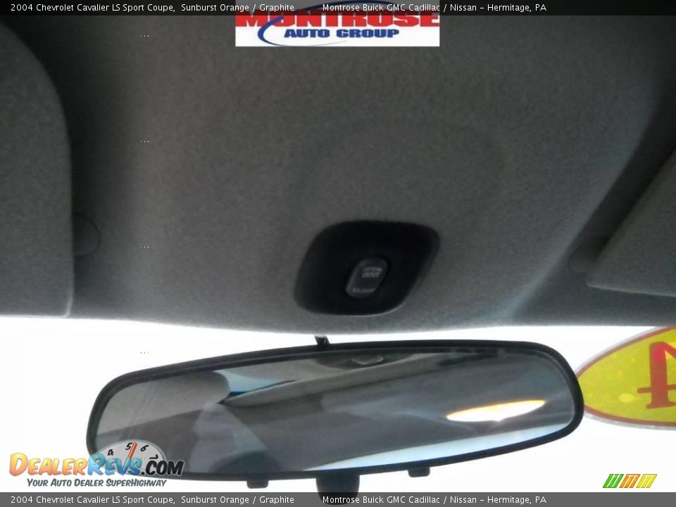 2004 Chevrolet Cavalier LS Sport Coupe Sunburst Orange / Graphite Photo #26