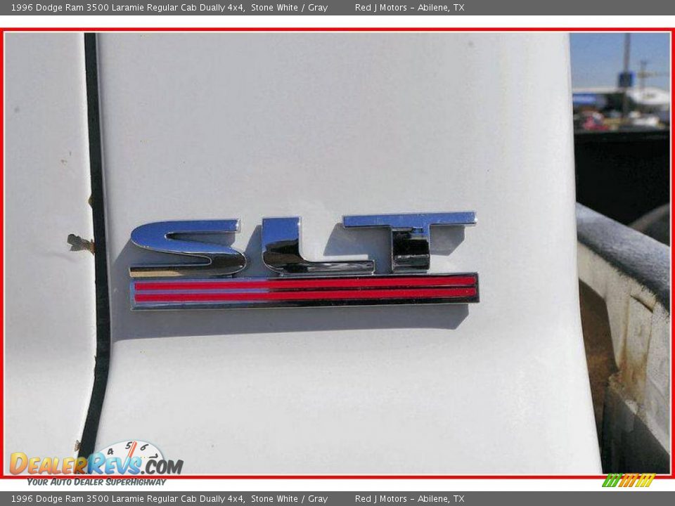 1996 Dodge Ram 3500 Laramie Regular Cab Dually 4x4 Stone White / Gray Photo #14