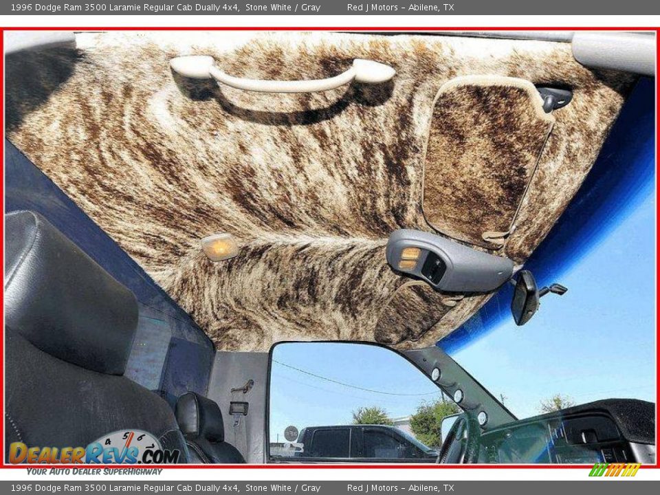 1996 Dodge Ram 3500 Laramie Regular Cab Dually 4x4 Stone White / Gray Photo #20