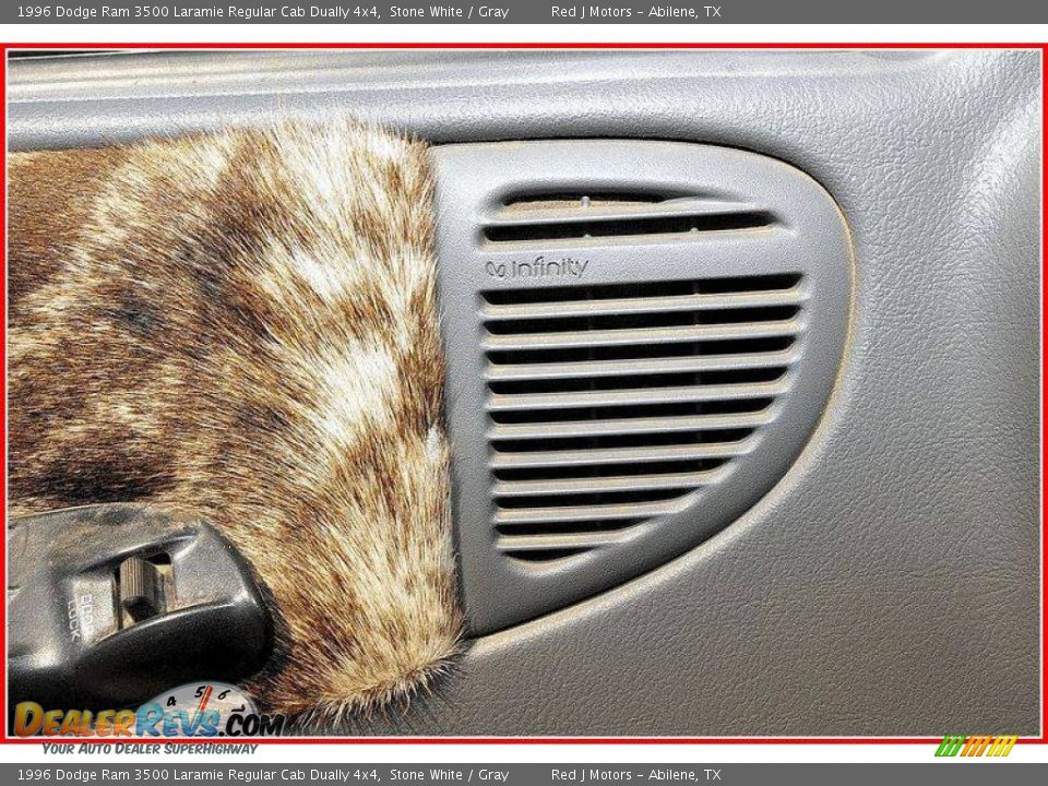 1996 Dodge Ram 3500 Laramie Regular Cab Dually 4x4 Stone White / Gray Photo #29