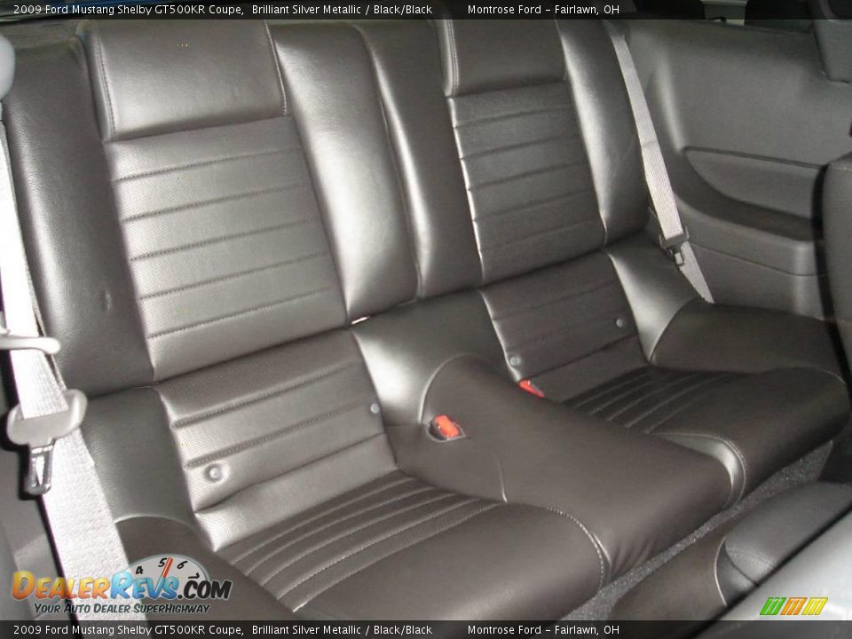 2009 Ford Mustang Shelby GT500KR Coupe Brilliant Silver Metallic / Black/Black Photo #11