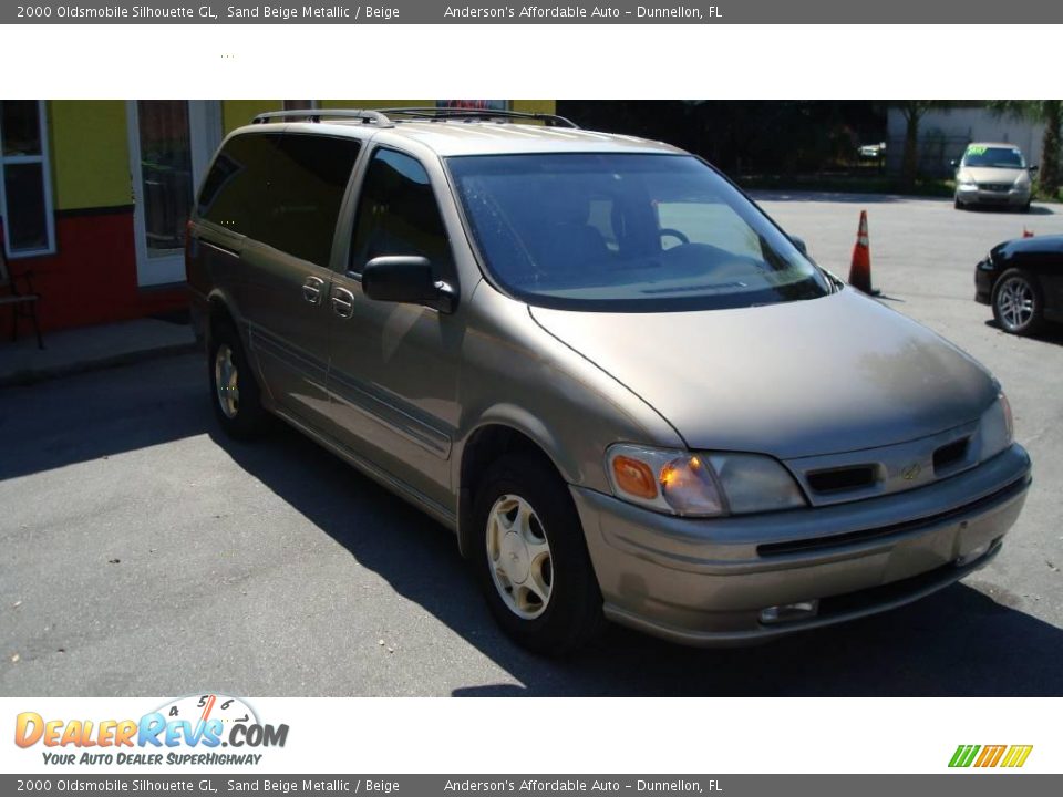 2000 Oldsmobile Silhouette GL Sand Beige Metallic / Beige Photo #3