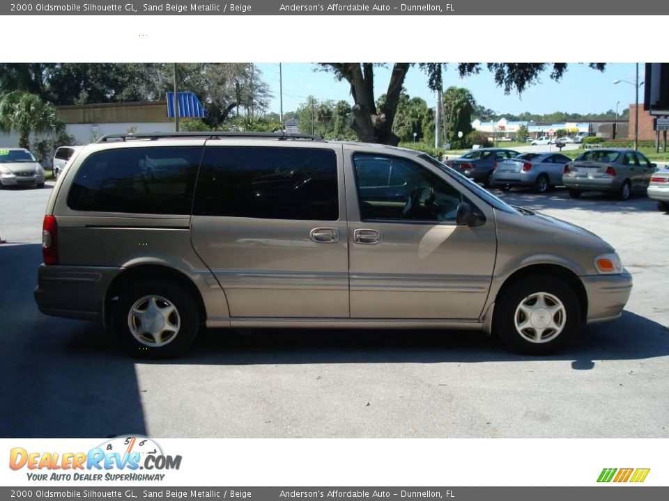 2000 Oldsmobile Silhouette GL Sand Beige Metallic / Beige Photo #4
