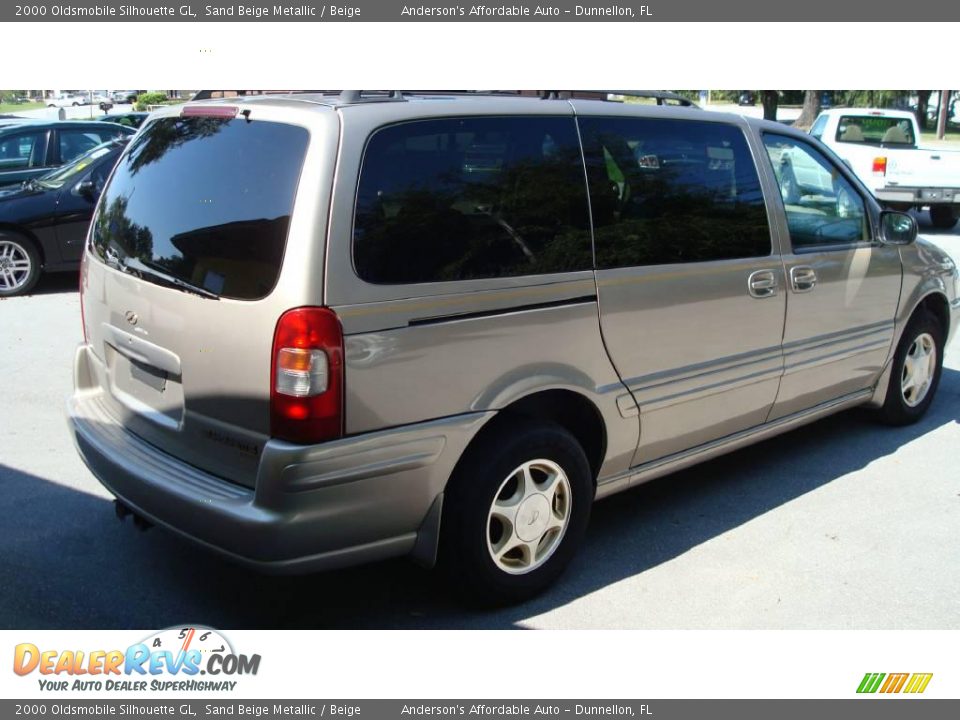 2000 Oldsmobile Silhouette GL Sand Beige Metallic / Beige Photo #5