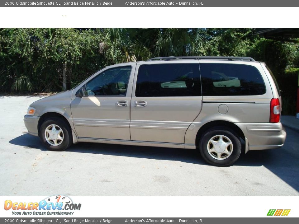 2000 Oldsmobile Silhouette GL Sand Beige Metallic / Beige Photo #8