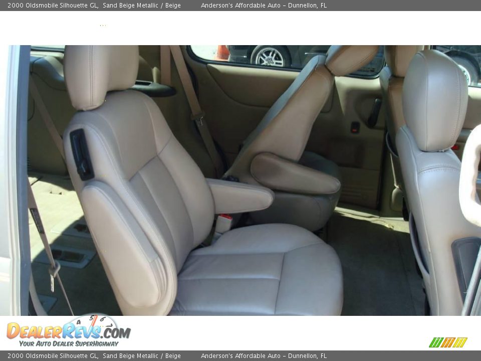 2000 Oldsmobile Silhouette GL Sand Beige Metallic / Beige Photo #23