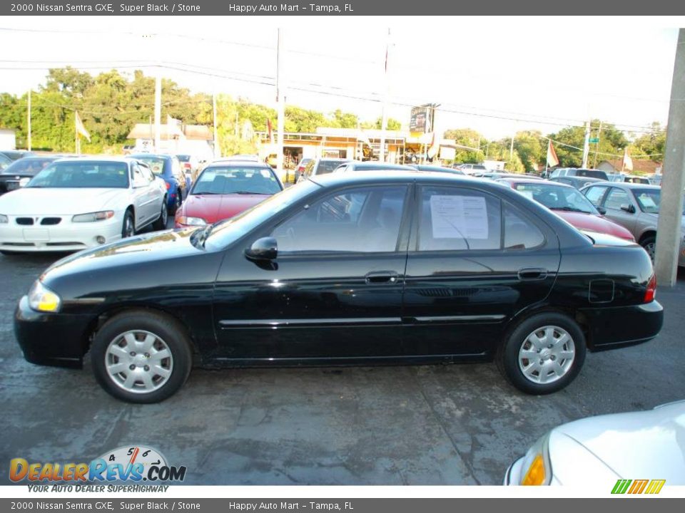 2000 Nissan Sentra GXE Super Black / Stone Photo #1