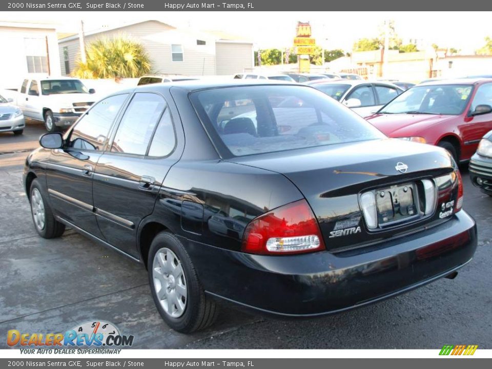 2000 Nissan Sentra GXE Super Black / Stone Photo #5