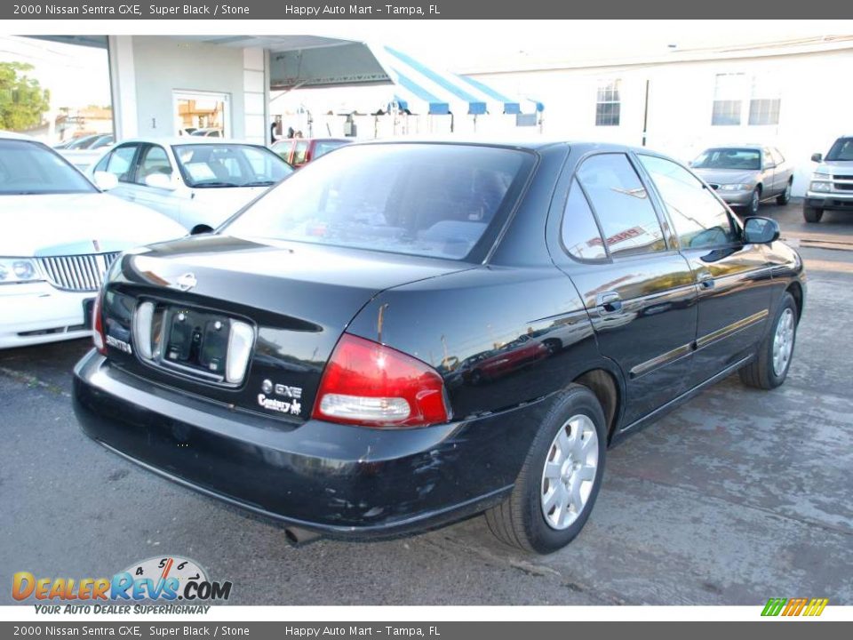 2000 Nissan Sentra GXE Super Black / Stone Photo #6
