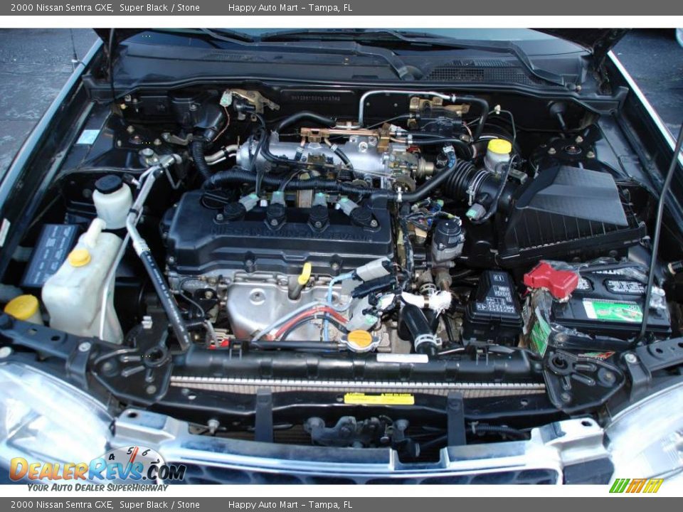 2000 Nissan Sentra GXE Super Black / Stone Photo #19