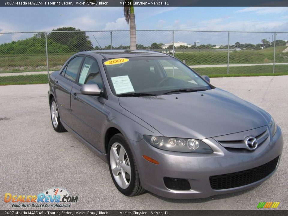 2007 Mazda MAZDA6 s Touring Sedan Violet Gray / Black Photo #1