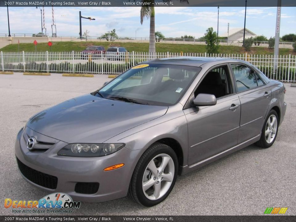 2007 Mazda MAZDA6 s Touring Sedan Violet Gray / Black Photo #2