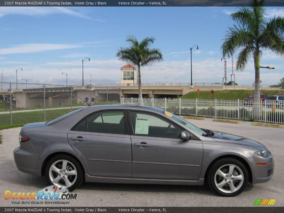 2007 Mazda MAZDA6 s Touring Sedan Violet Gray / Black Photo #3
