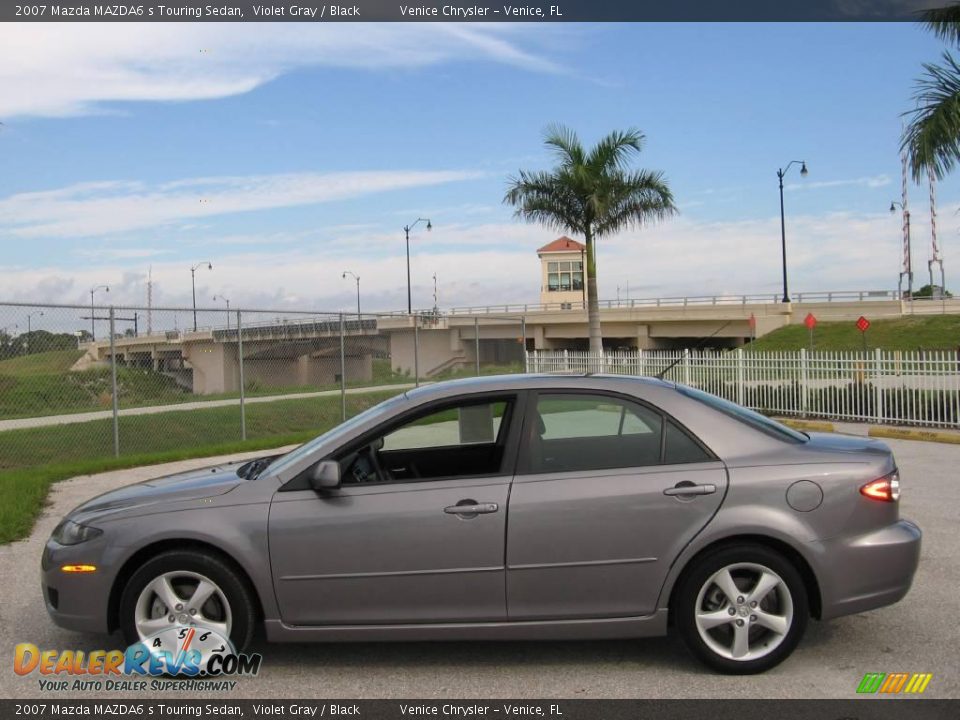 2007 Mazda MAZDA6 s Touring Sedan Violet Gray / Black Photo #4
