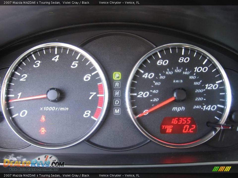 2007 Mazda MAZDA6 s Touring Sedan Violet Gray / Black Photo #10