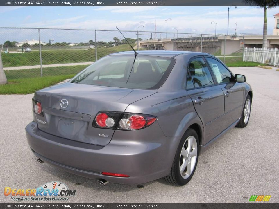2007 Mazda MAZDA6 s Touring Sedan Violet Gray / Black Photo #18