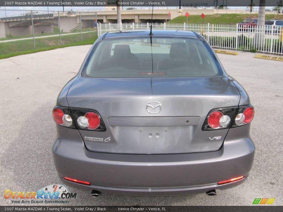 2007 Mazda MAZDA6 s Touring Sedan Violet Gray / Black Photo #21