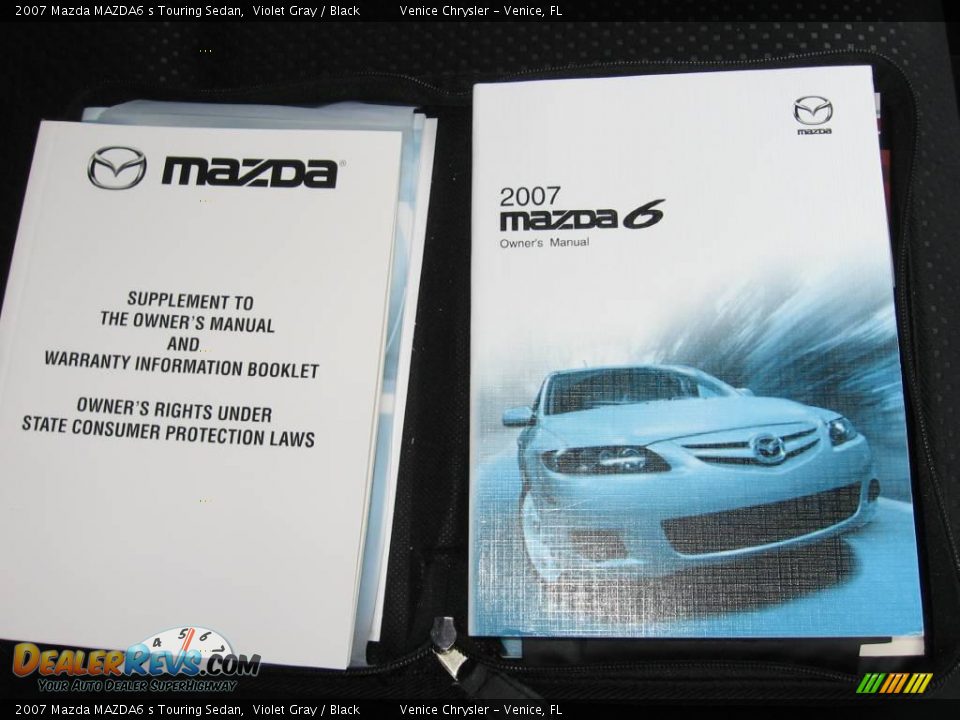2007 Mazda MAZDA6 s Touring Sedan Violet Gray / Black Photo #24