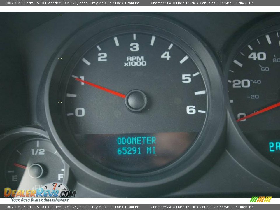 2007 GMC Sierra 1500 Extended Cab 4x4 Steel Gray Metallic / Dark Titanium Photo #5