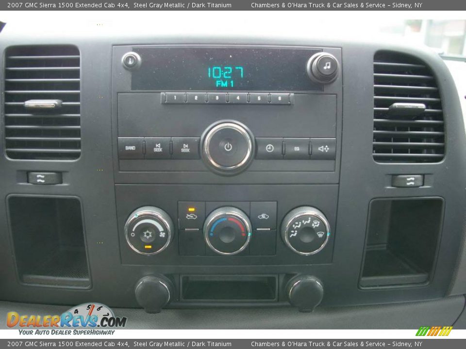2007 GMC Sierra 1500 Extended Cab 4x4 Steel Gray Metallic / Dark Titanium Photo #6