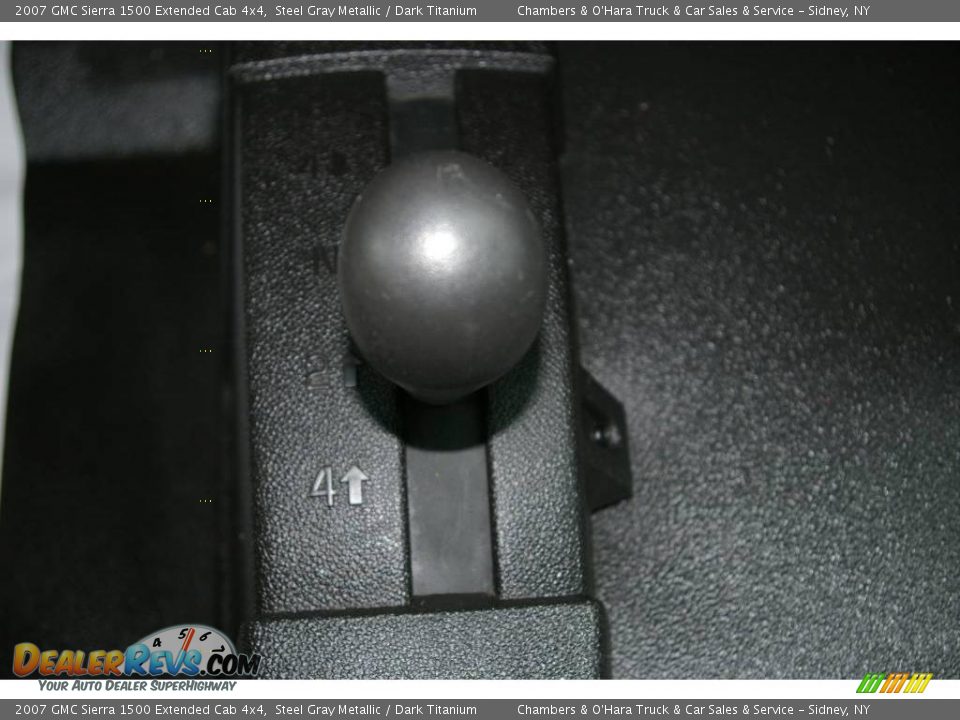 2007 GMC Sierra 1500 Extended Cab 4x4 Steel Gray Metallic / Dark Titanium Photo #7