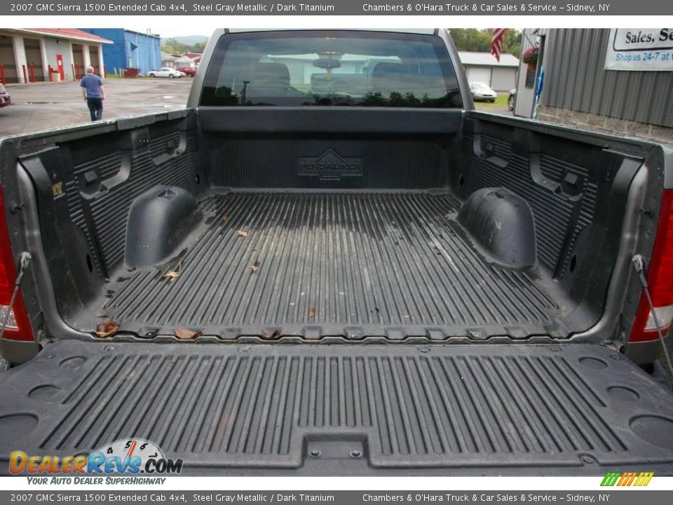 2007 GMC Sierra 1500 Extended Cab 4x4 Steel Gray Metallic / Dark Titanium Photo #8