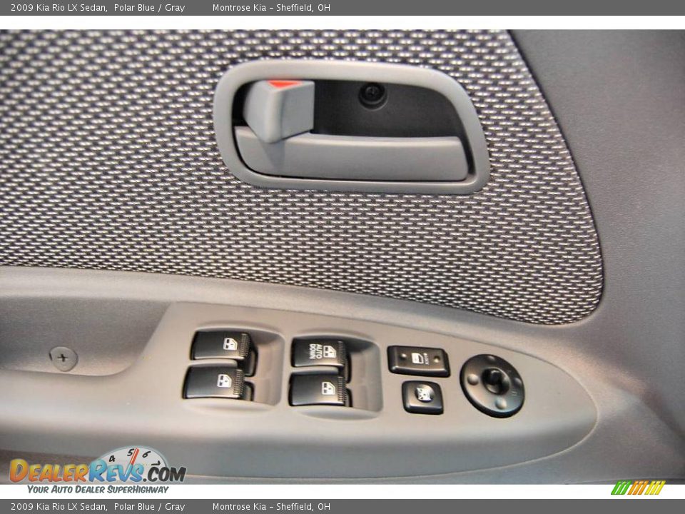 2009 Kia Rio LX Sedan Polar Blue / Gray Photo #30