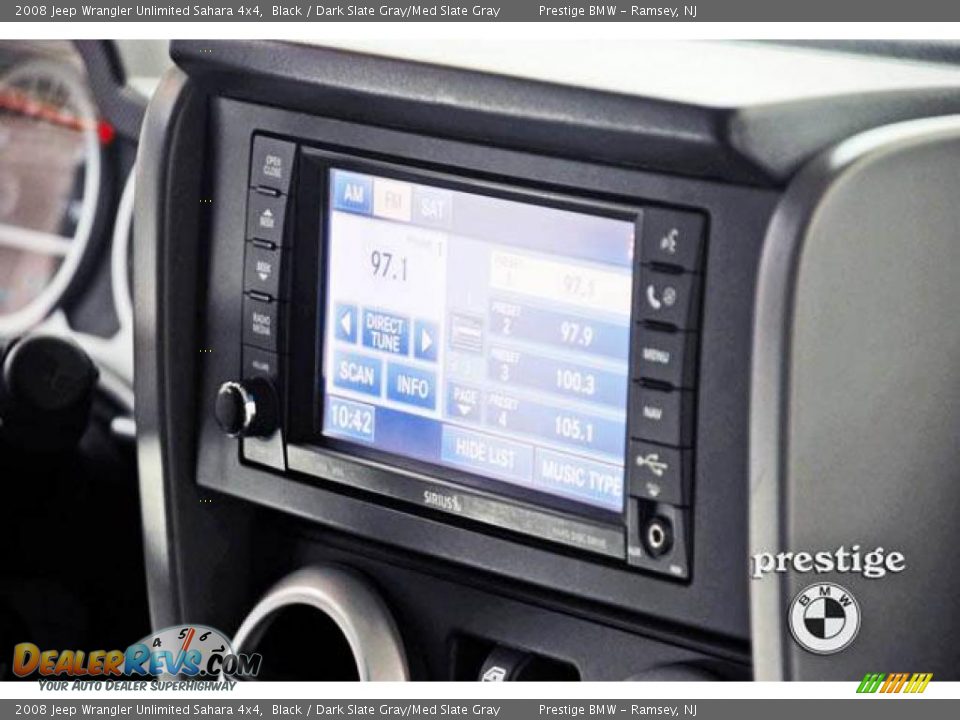 2008 Jeep Wrangler Unlimited Sahara 4x4 Black / Dark Slate Gray/Med Slate Gray Photo #6