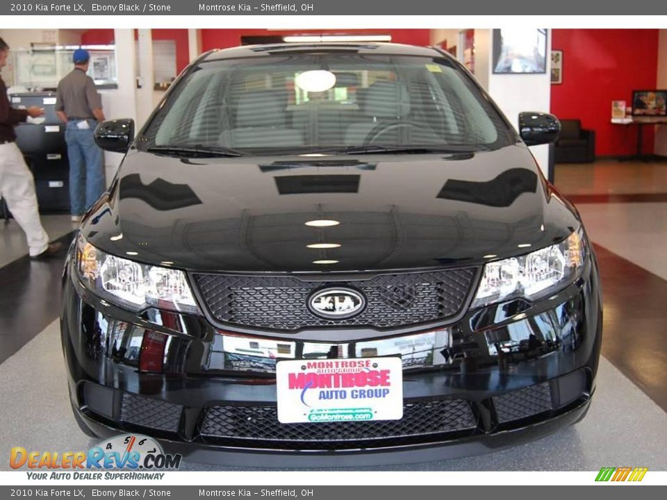2010 Kia Forte LX Ebony Black / Stone Photo #6