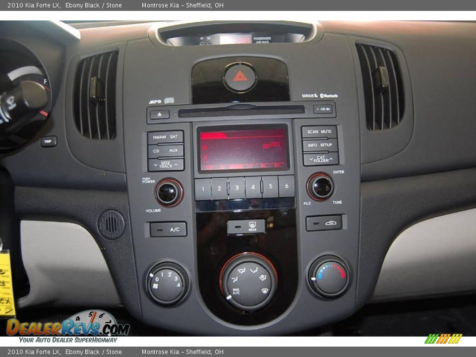 2010 Kia Forte LX Ebony Black / Stone Photo #15