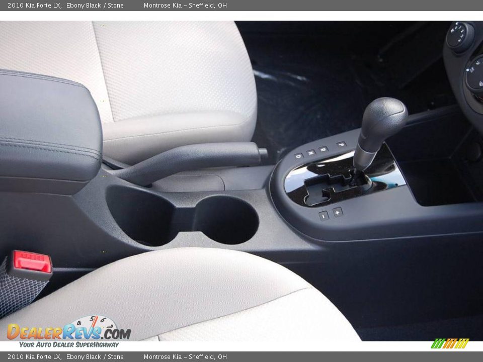 2010 Kia Forte LX Ebony Black / Stone Photo #16