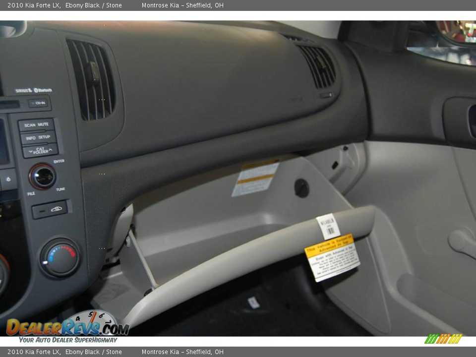 2010 Kia Forte LX Ebony Black / Stone Photo #17