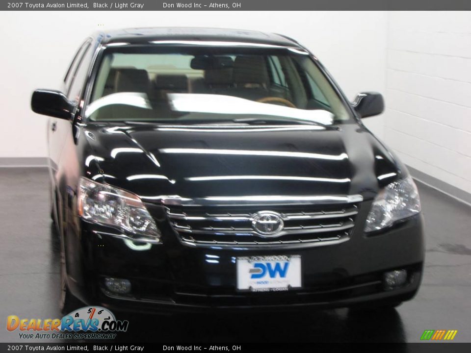 2007 Toyota Avalon Limited Black / Light Gray Photo #7