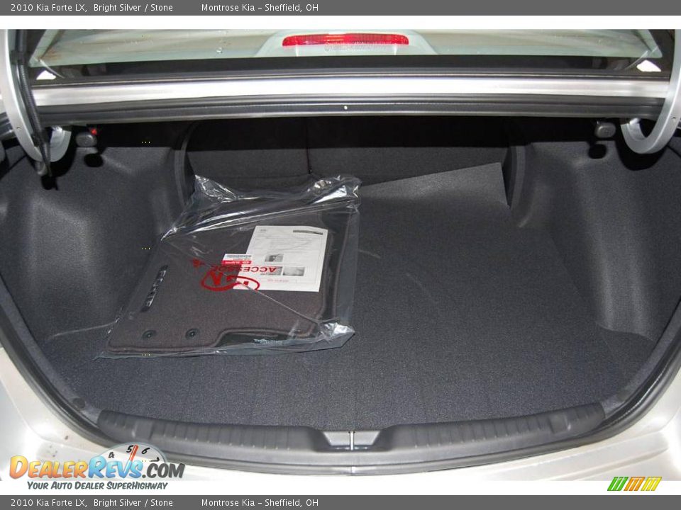 2010 Kia Forte LX Bright Silver / Stone Photo #11