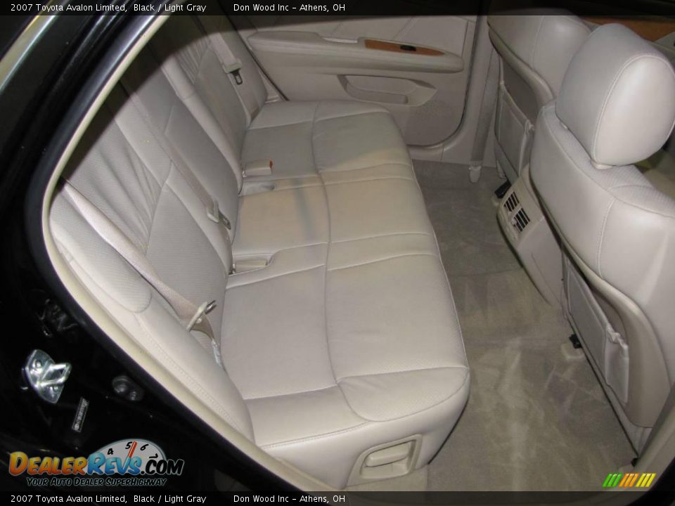 2007 Toyota Avalon Limited Black / Light Gray Photo #13