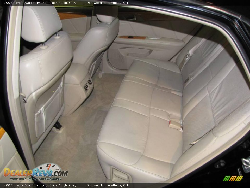 2007 Toyota Avalon Limited Black / Light Gray Photo #15