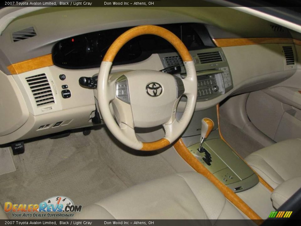 2007 Toyota Avalon Limited Black / Light Gray Photo #18