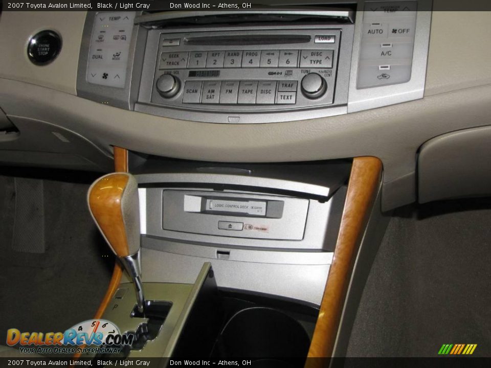 2007 Toyota Avalon Limited Black / Light Gray Photo #19