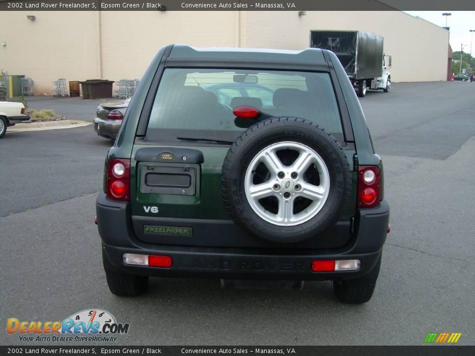 2002 Land Rover Freelander S Epsom Green / Black Photo #7