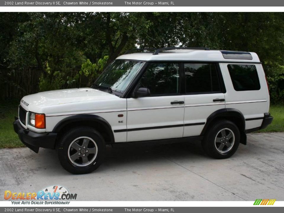 2002 Land Rover Discovery II SE Chawton White / Smokestone Photo #2