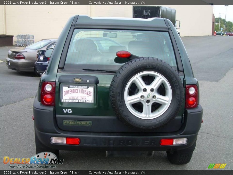 2002 Land Rover Freelander S Epsom Green / Black Photo #9