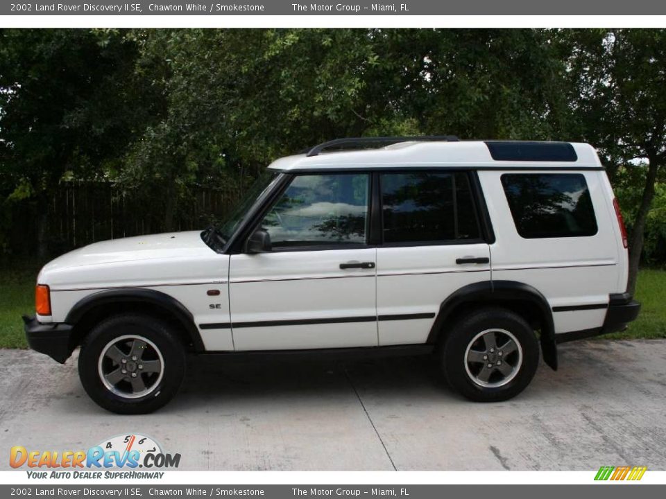 2002 Land Rover Discovery II SE Chawton White / Smokestone Photo #3