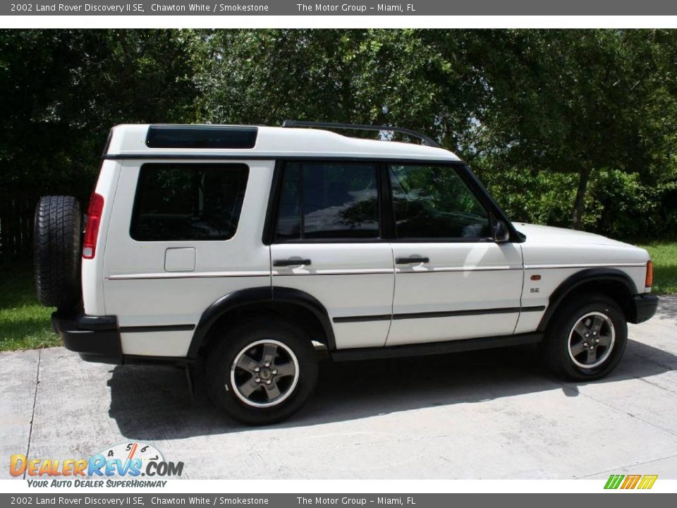 2002 Land Rover Discovery II SE Chawton White / Smokestone Photo #8