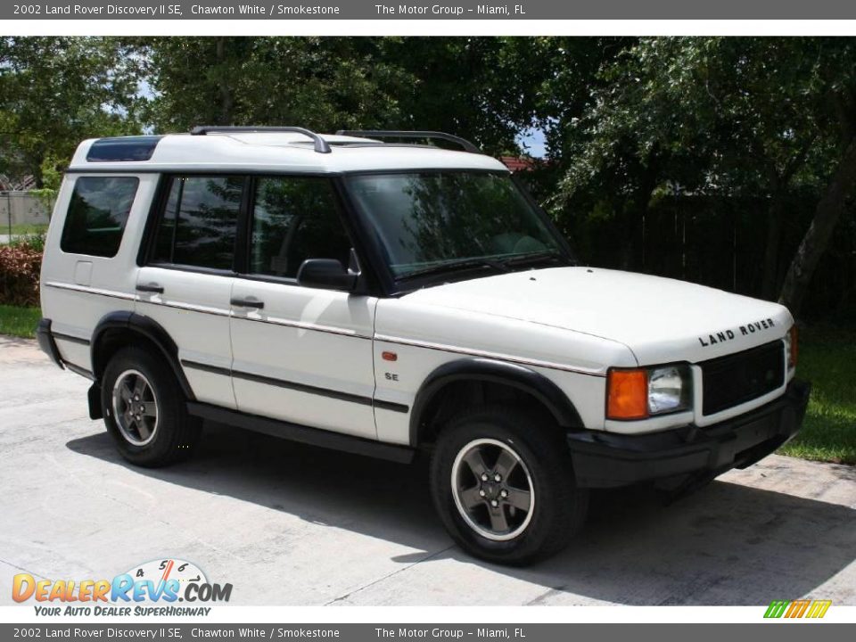 2002 Land Rover Discovery II SE Chawton White / Smokestone Photo #11